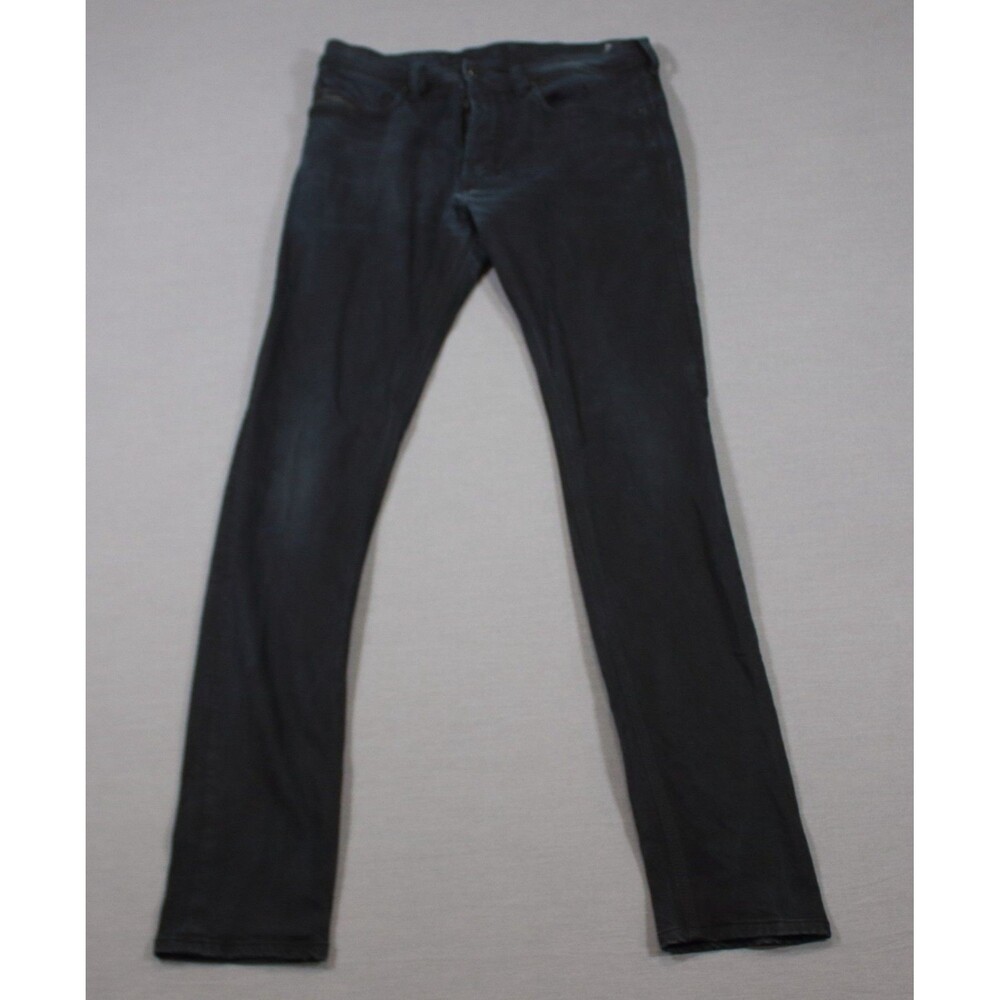 DIESEL Mens Tepphar Slim Carrot Casual Trousers Black Stretch 31" X 32"